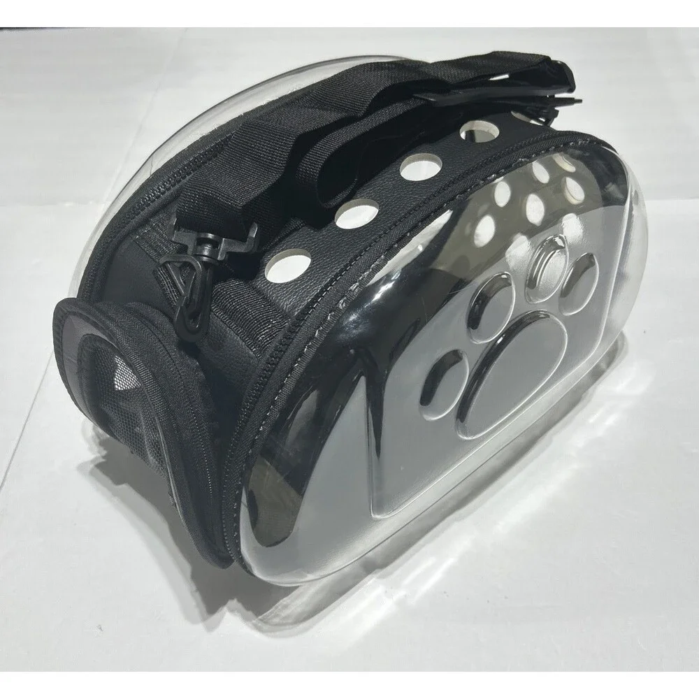 Portable Clear Pet Carrier Bag for Cat or Small Dog Breathable Travel Tote